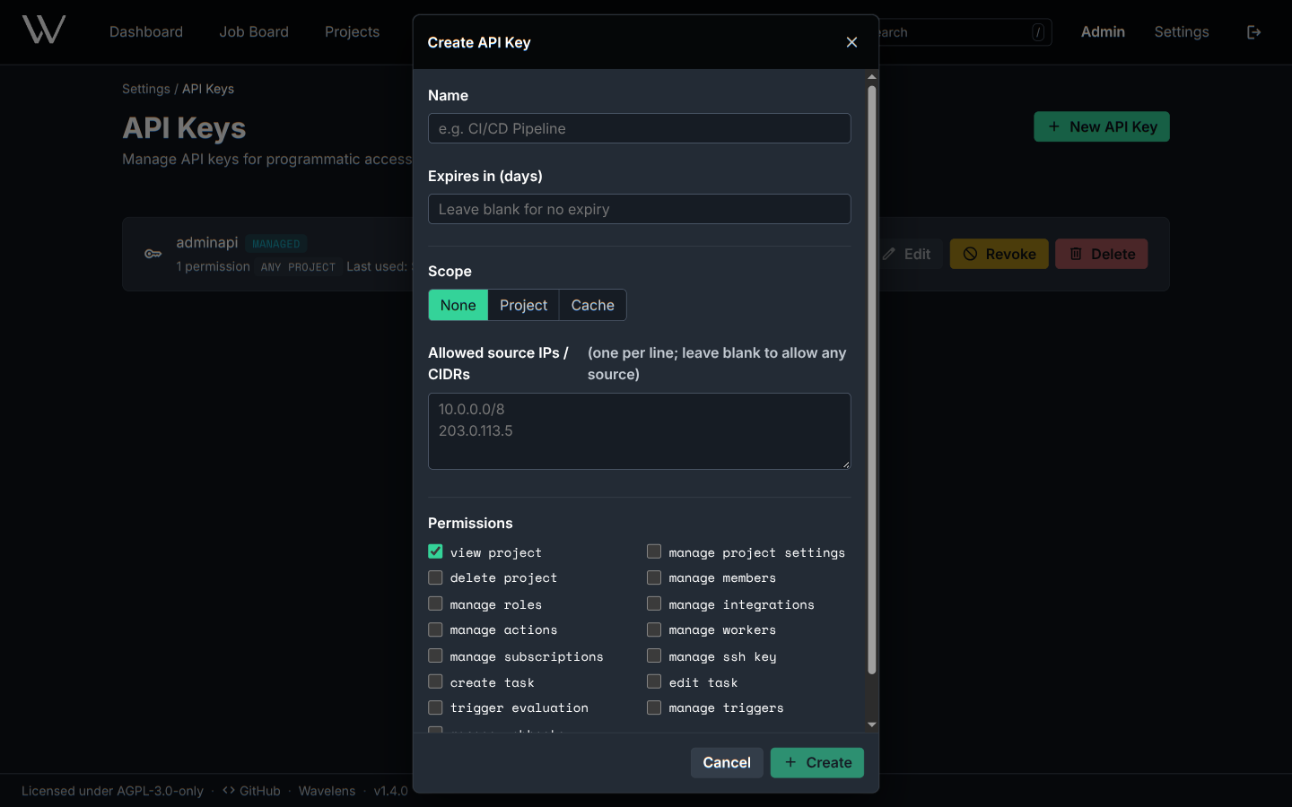 API Keys